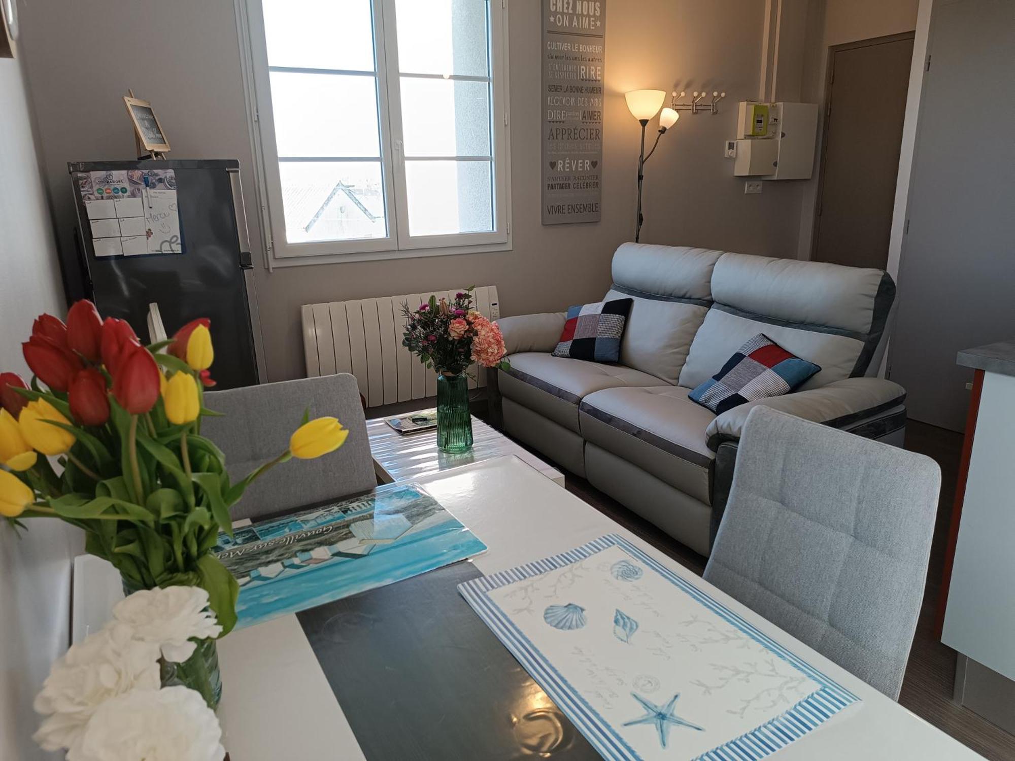 Appartement Cosy Proche Mer Gouville-sur-Mer エクステリア 写真